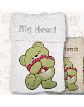 Set asciugamani 1+1 HEART