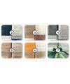 Set asciugamani 2+2 SOPHIE con pizzo e balza decorativi - varianti di colore